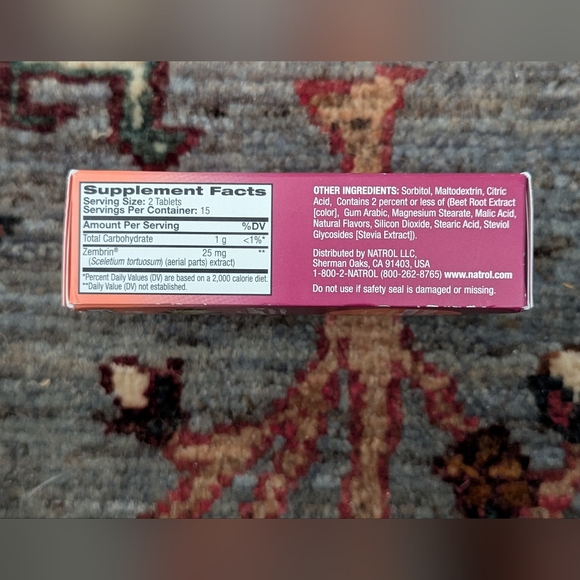 Brand New Sealed Natrol Quick Balance Mints - Orange Mango Raspberry 30 Pieces - Picture 7 of 9